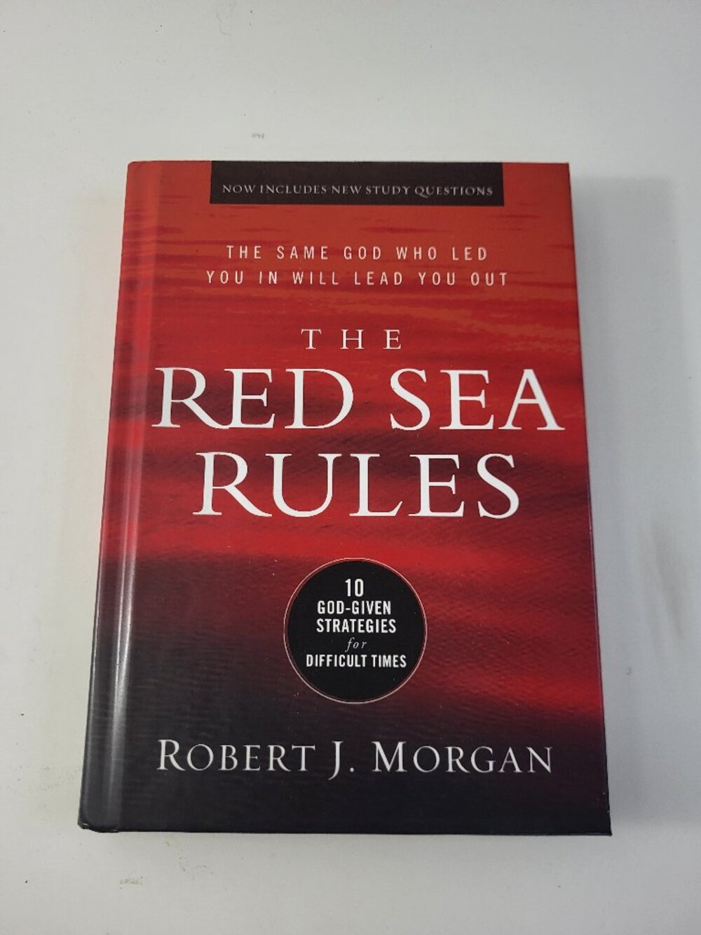 The Red Sea Rules by Robert J. Morgan Hardcover Christian Inspiration Book